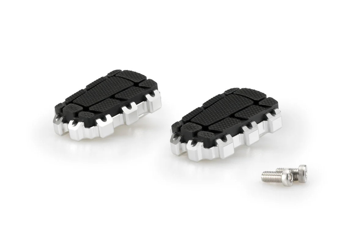Puig Enduro 2.0 Footpegs | Silver