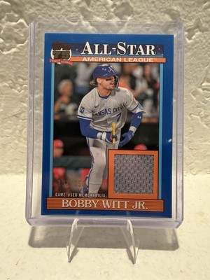2026 Topps Series 2 #91ASR-BW Bobby Witt Jr. 1991 All-Stars Relic Blue #/150