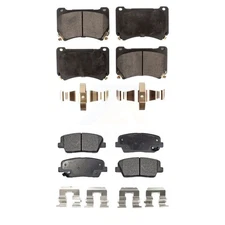 Positive Plus KPF-100551 Brake Pad Sets 4-Wheel Set Front & Rear for Equus 2011