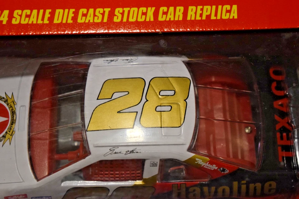 Campeones de carreras Ernie Irvan #28 Havoline Texaco 1997 escala 1:24 Ford Foto 4 de 4