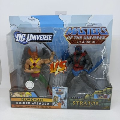 Hawkman vs Stratos DC Universe Vs. MOTU Classics 2 Pack Mattel Toys R Us ~NEW