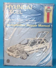 Paper Back Haynes Repair Manual #43015 1552 Hyundai Excel 86-94