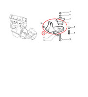 Motorhalterung Fiat Seicento Original 46751087