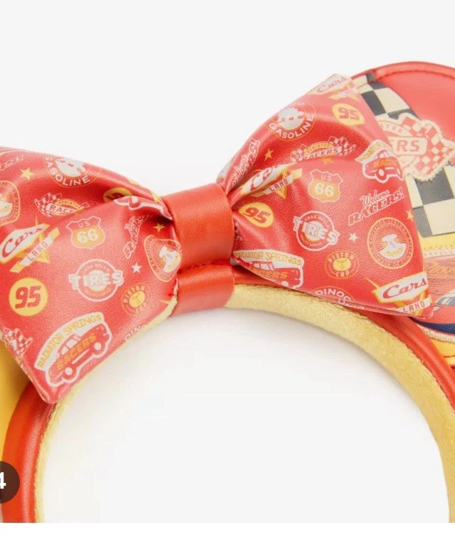 Diadema de oreja Lightning McQueen para adultos Foto 2 de 4