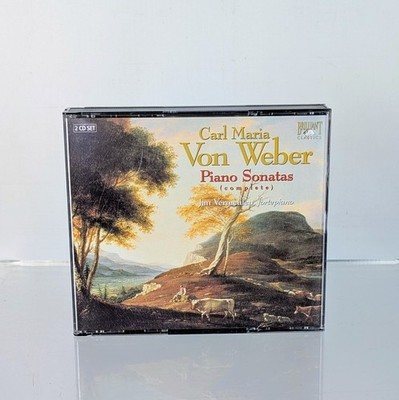 Carl Maria von Weber Piano Sonatas Complete 2 CD Set Jan Vermeulen FREE POST