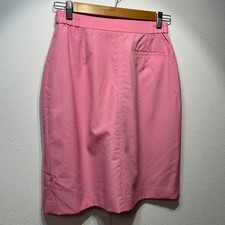 GIVENCHY Wool Tight Design Skirt Size L Pink Unused Very Rare
