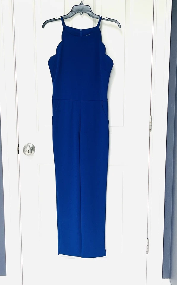 Terno de salto azul royal aquático tamanho M - Imagem 3 de 4