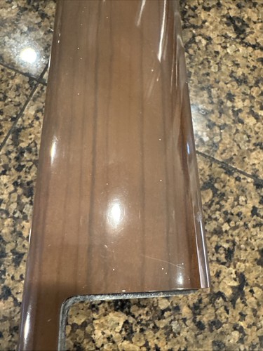 82-90 Mercedes W126 Center Molding Glove Box Zebrano Wood Dash Trim - Picture 15 of 17
