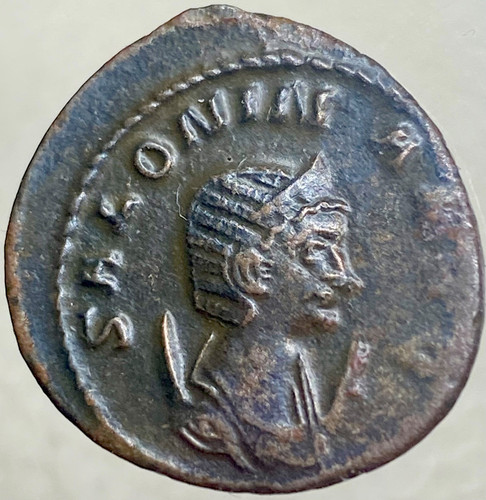 Roman Empress Cornelia Salonina Coin 260-268 AD Roman Empire Genuine Fecunditas