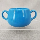 Fiesta Peacock Blue SUGAR Bowl BODY ONLY No Lid from Sugar Creamer Set EX Cond