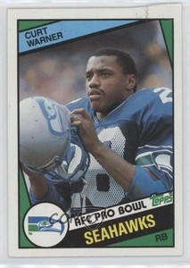 1984 Topps Curt Warner #198 Rookie RC