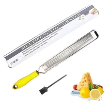 Lemon Zester & Cheese Grater Specialized for Oranges Lemons Ginger and Garlic