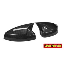 2 Kleben Spiegelkappen Carbon Optik Für Audi A3 S3 8V 2012–2019 Ohne Side Assist