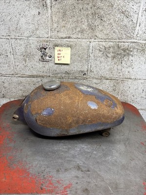 1961 Harley Davidson Aermacchi Sprint C Gas Fuel Petrol Tank Cap Rusted Petcock