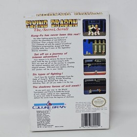 Flying Dragon The Secret Scroll Nintendo NES Box Only Vintage 1988