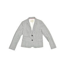 Banana Republic Women's Gray Tweed Two Button Blazer Business Casual Size 6