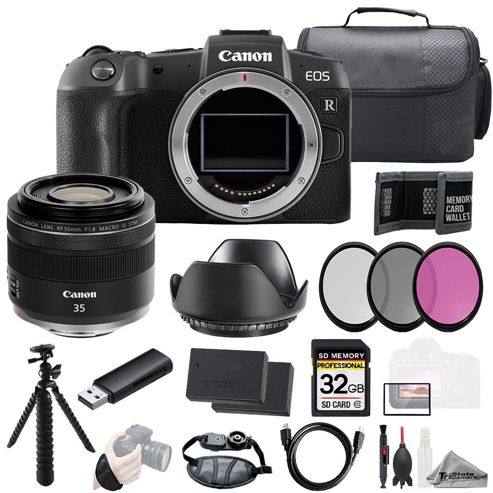 Canon EOS RP + RF 35mm F1.8 ＋ EF- EOS R Canon RF35mm F1.8 Macro IS STM Macro Lens for EOS R Series