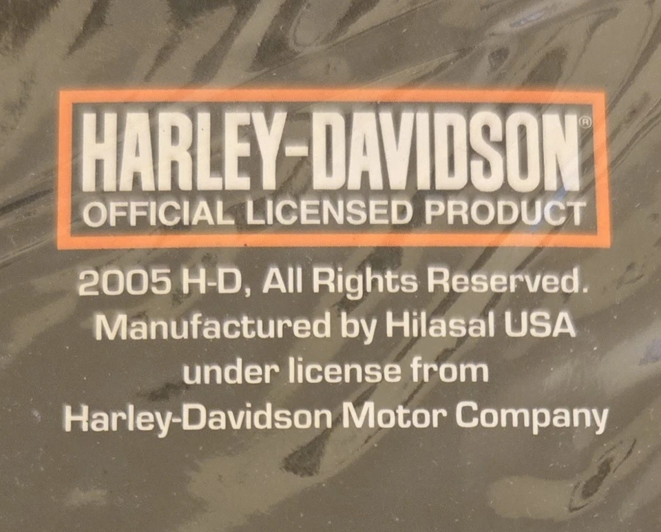 Juego de toallas de baño Harley-Davidson 2005 de colección 3 piezas negras y naranjas con 3 tamaños nuevas 🔥 Foto 4 de 4