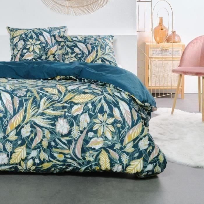 Parure de lit TODAY Sunshine 240x220 cm au motif floral coloré et durable