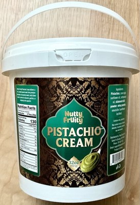 PISTACHIO CREAM, Dubai Chocolate Desserts By Nutty Fruity, 32 Oz