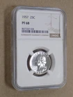 1957 25C Proof  Silver Washington Quarter NGC PF68