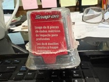 Snap-on New Impact 1/4 Drive 8 Piece Metric Shallow Socket Set 108IMTMM