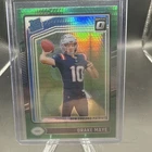 2024 Panini Donruss Optic - Rated Rookie Drake Maye #229 Green Hyper Prizm (RC)