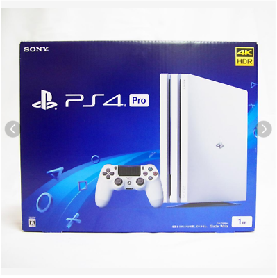 Sony PlayStation 4 PS4 Pro 1TB CUH-7200B Glacier White Game Console Full  Box F/S