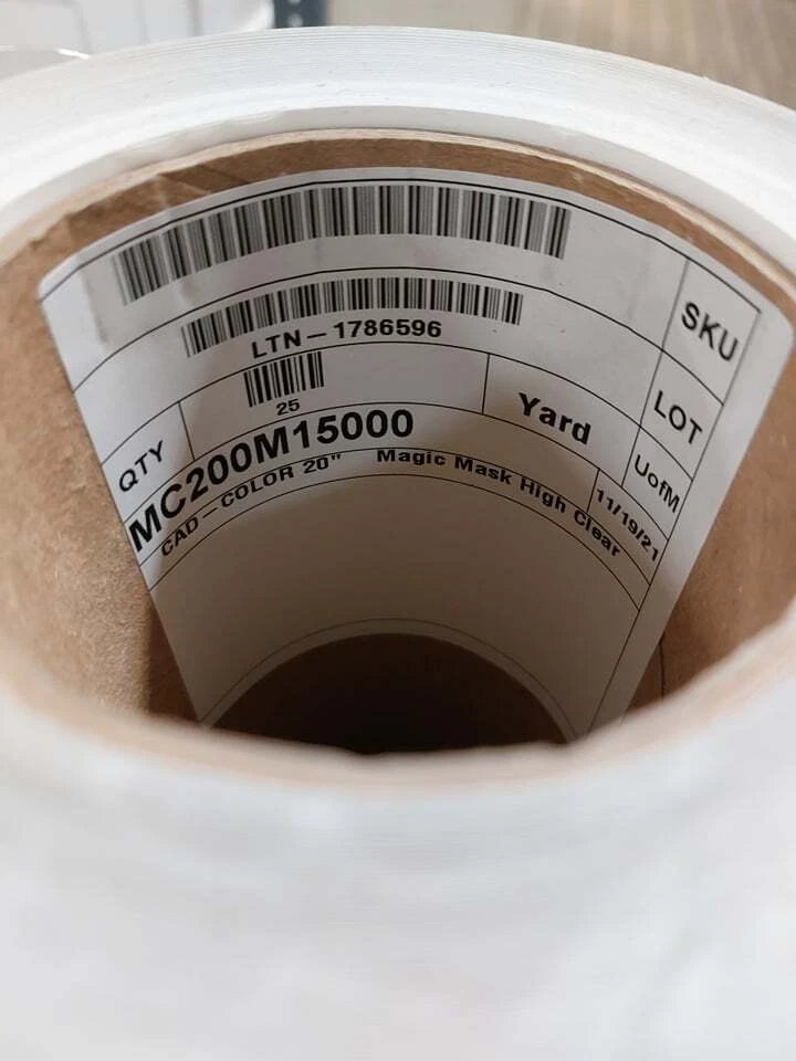 STAHLS CAD-COLOR 20in x 25yd Magic Mask High Tack Clear Film - MC200M15000 - Image 3 of 4