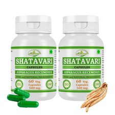 Shatavari Asparagus Racemosus Herbal Capsule for Reproductive Health, Vitality