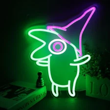 Smiling Friends Neon Signs Glep Neon for Wall Decor, Dimmable LED Neon Lights...