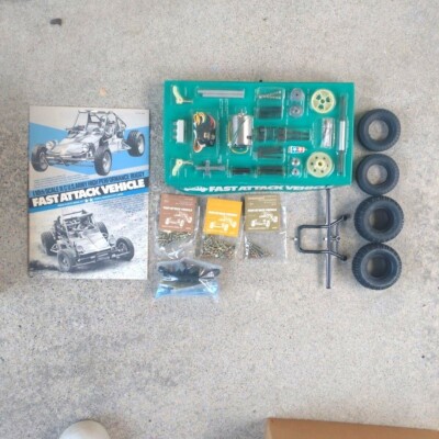 自動車 TAMIYA FAST ATTACK VEHICLE 1/10 Vintage 2011 Tamiya Fast Attack Vehicle 1/10 Buggy Kit 58496 Wild