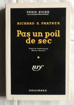 schwarze Serie Nr. 208 Richard S. Prather - Kein trockenes Haar EO 1954 sehr guter Zustand