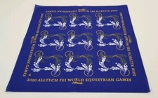 Bandana Handkerchief blue Cotton Fabric Measures 21.5" x 21.5" LOT OF 10