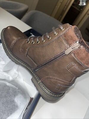 sachin and babi light blue dress Bruno Marc Dark Brown Fur-Lined Oxford Dress Boot • Men's Size 7.5
