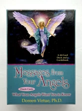 Messages from Your Angels Oracle Cards - Doreen Virtue - 44 Cards + Guidebook