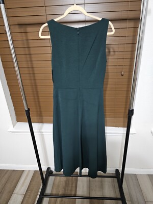knee length dresses for ladies Sleeveless Cowl Neck Midi Dress | A-Line Dress