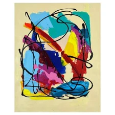 Inbar Tal, Hand Signed Original Painting on Canvas with letter of Authenticity.