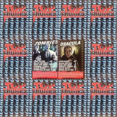 Top Trumps Einzelkarte Horror Grusel Figuren leuchten dunkel - verschiedene Geister (FB3)