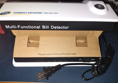 Portable Multi-functional Bill Detector