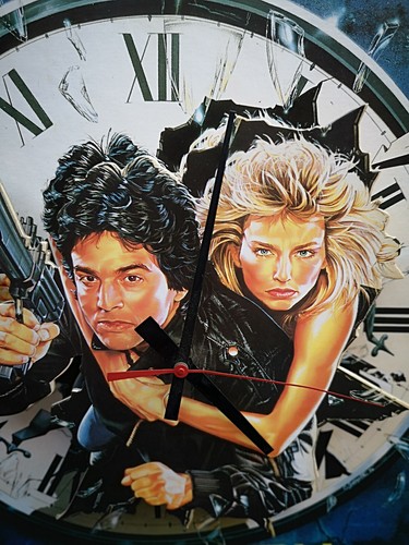 B MOVIE L'Heure Du Massacre RARE PROMO PLV - STANDEE HORLOGE 1987 - Photo 2/10