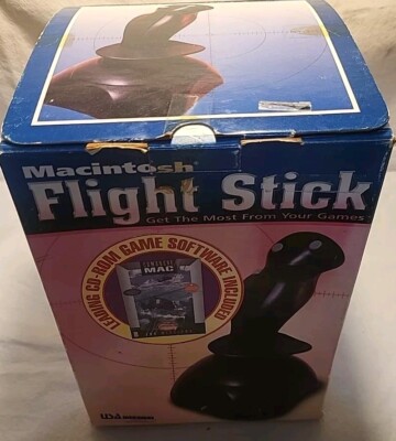 Vintage 1997 FlightStick Game Controller Macintosh USA IDENTITY SYSTEMS
