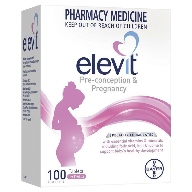 BRAND NEW SEALED ELEVIT 100 TABLETS VITAMINS & MINERALS - FREE 