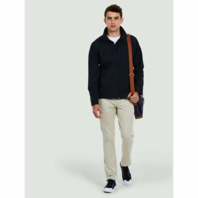 Mens Premium Zip Up Soft Jacket Uneek Breahable Waterproof Windproof