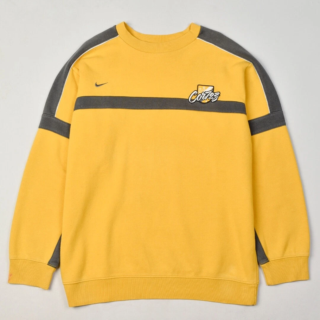 Nike Cortez Round Neck Sweatshirt Yellow eBay