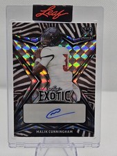 2022 Leaf Exotic ROOKIE Auto  Malik Cunningham 7/7