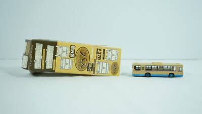 Tomytec N Scale 1/150 China Metro Bus Blue Stripe #060 NEW HO9