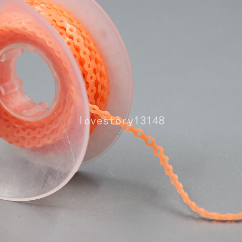 10 Pz/pacco Dentale Ortodontico Elastico In Gomma Catena Di - Foto 12