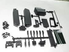 MUGE2029 MUGEN SEIKI MBX8TR 1/8 TRUGGY RADIO BOXES BATTERY PLATE SERVO TRAY SET