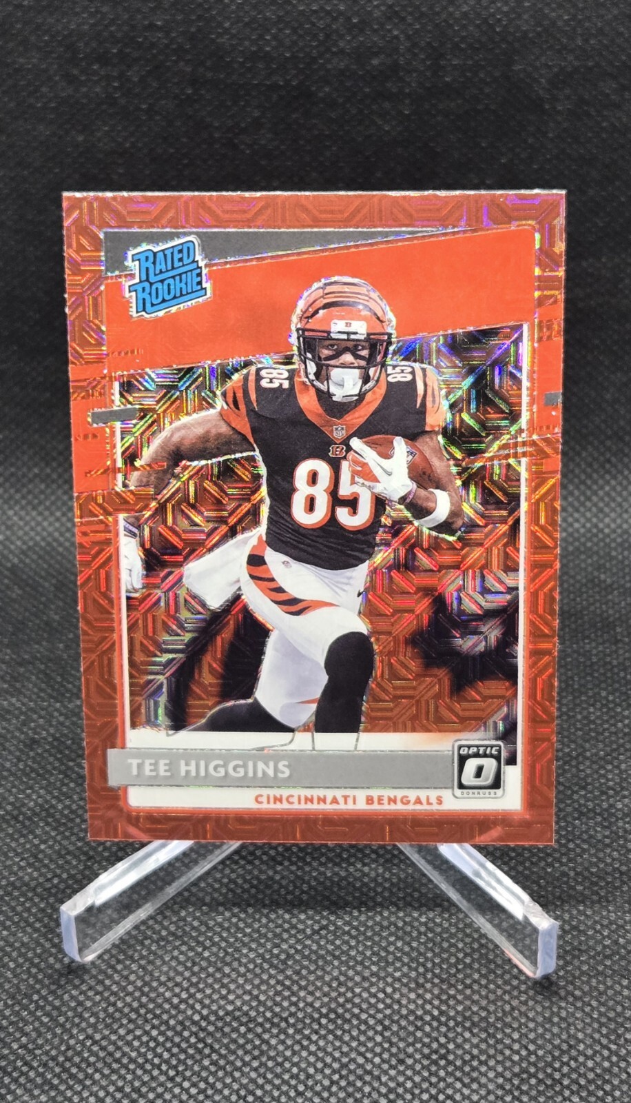 Tee Higgins 2020 Donruss Optic Red Mojo Rated Rookie #160 Cincinnati Bengals